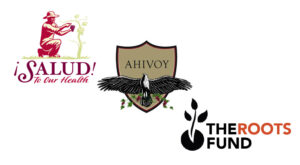 Salud, AHIVOY and The Roots Fund Logos