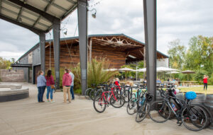 Tasting House with bikes
