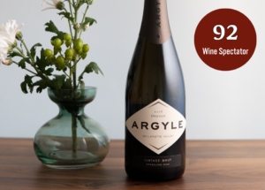 Argyle 2018 brut 92 points wine spectator