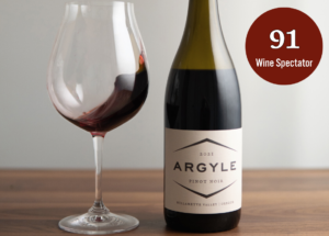 Argyle 2021 PN 91 points wine spectator
